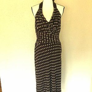 Phase Eight Fit & Flare Chiffon Halter Dress